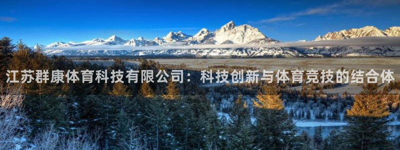 江苏群康体育科技有限公司：科技创新与体育竞技的结合体